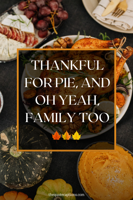 Clever Thanksgiving Quotes & Captions