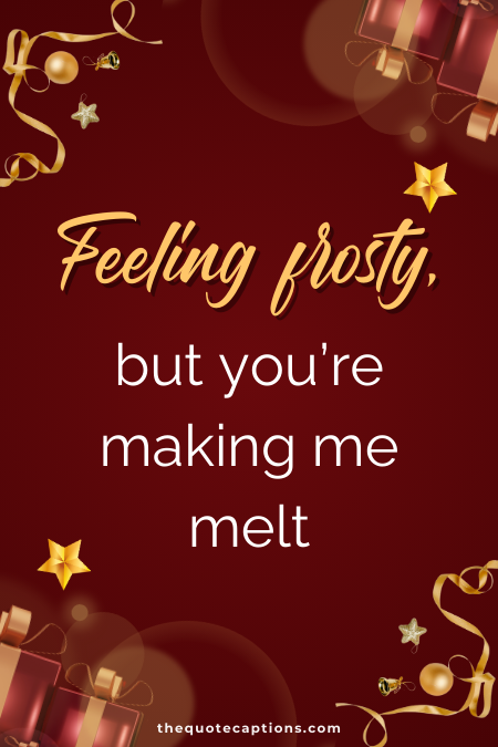 Flirty Christmas Captions for Couples