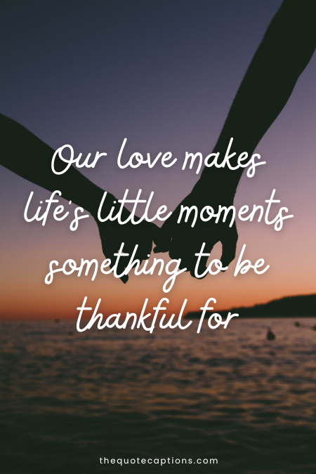 Thanksgiving Captions for Couples to Show Gratitude